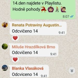 Jarní restart s Čchi-kung - motivace ve WhatsApp skupině